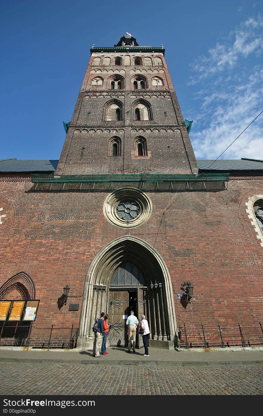 Riga cathedral entrance