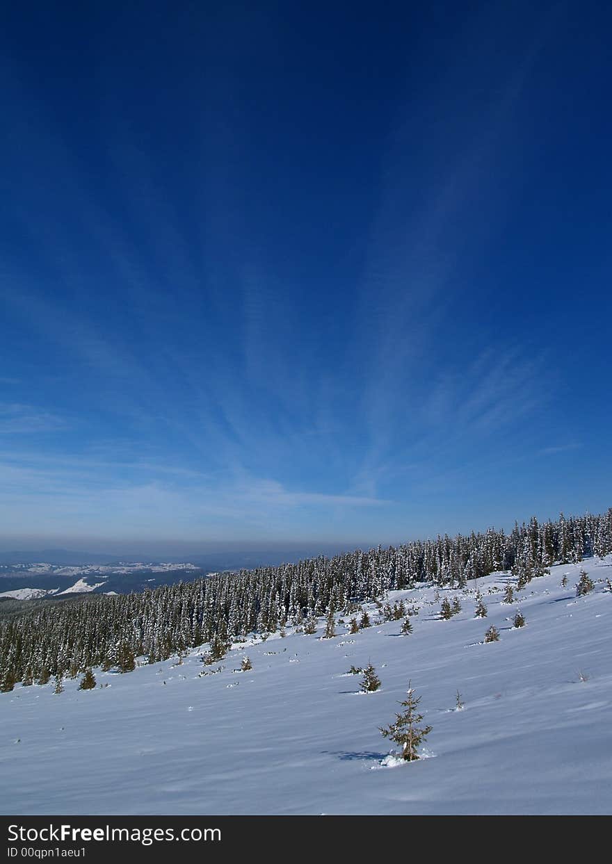 Photo was taken during the winter 2007 in Tatra Mountains, Poland. Photo was taken during the winter 2007 in Tatra Mountains, Poland