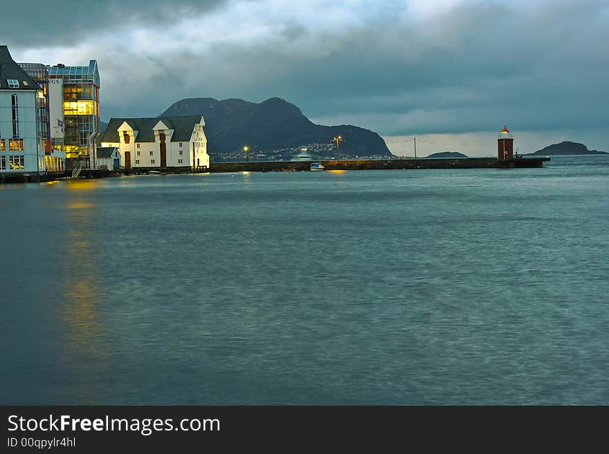 Alesund harbour