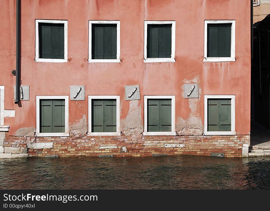 Venice, Windows - Water Front Facade