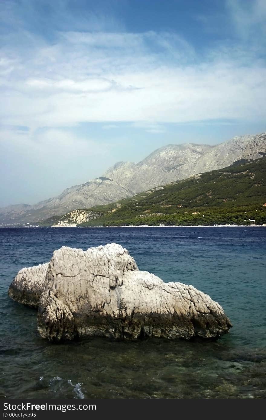 Sea and mountains on the summer. Sea and mountains on the summer.