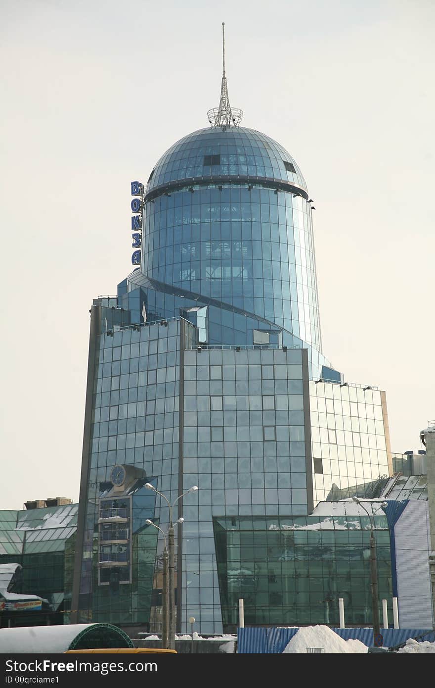 The main building of railway station