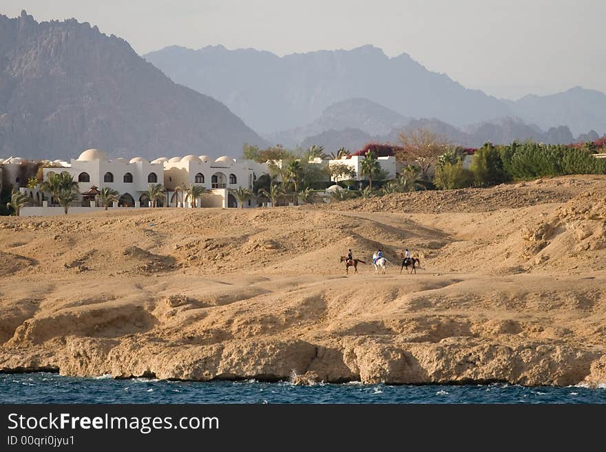 An Egyptian coast.