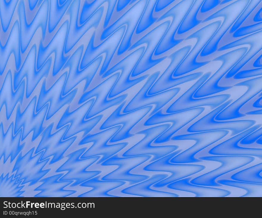 Blue Wavy Abstract Background