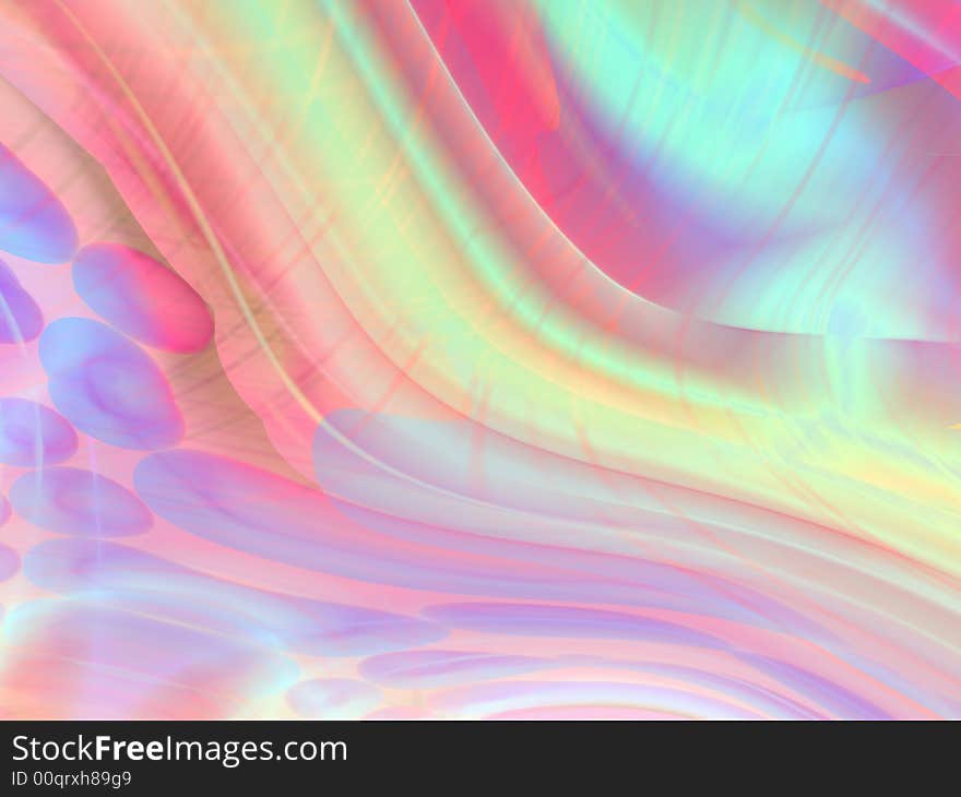 Computer generated abstract wavy background