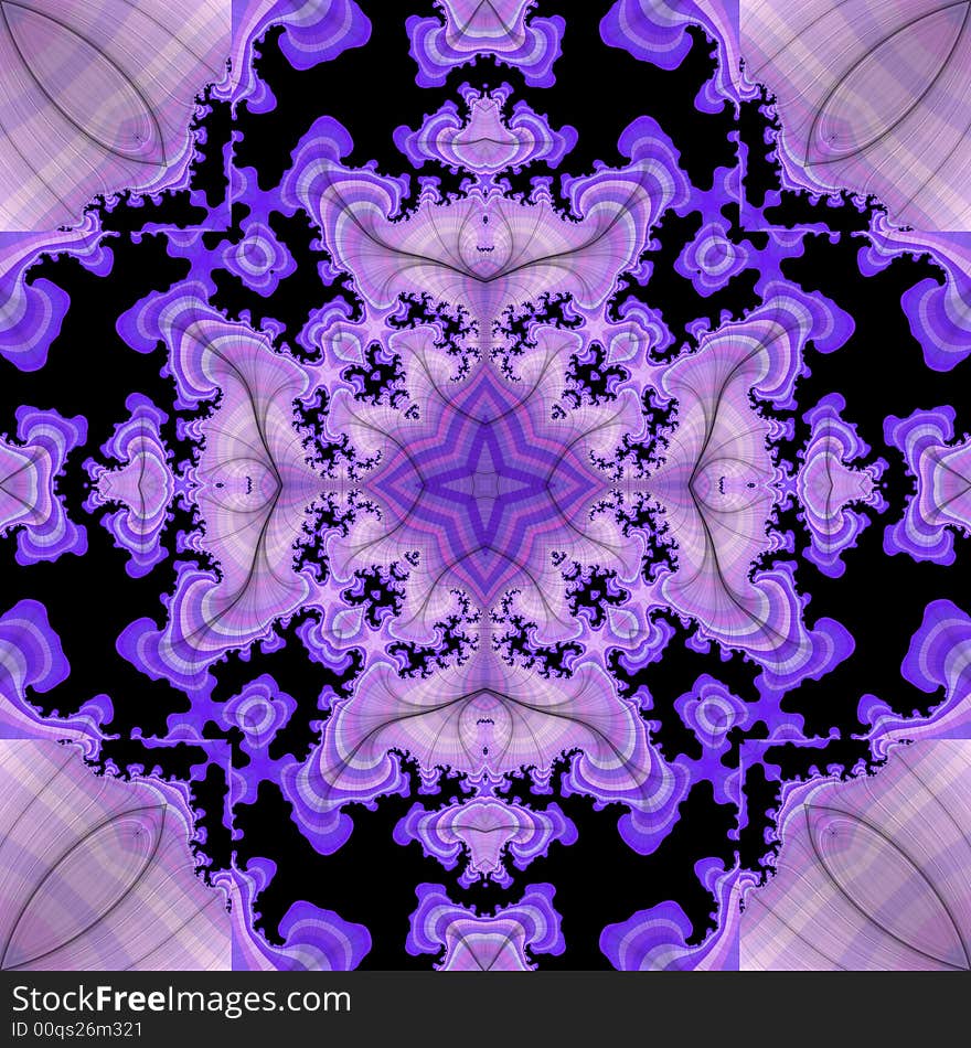 Seamless fractal pattern