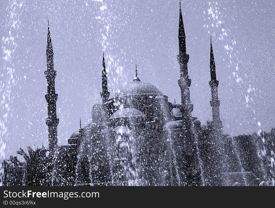 Photo of the Blue Mosque, Istanbul.