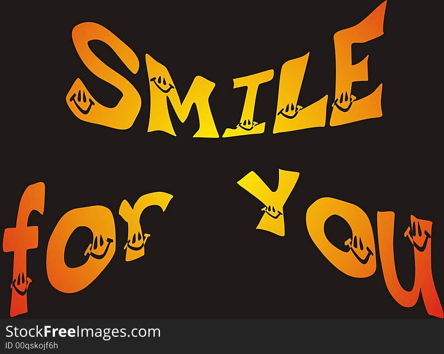 Smile for you -  illustration