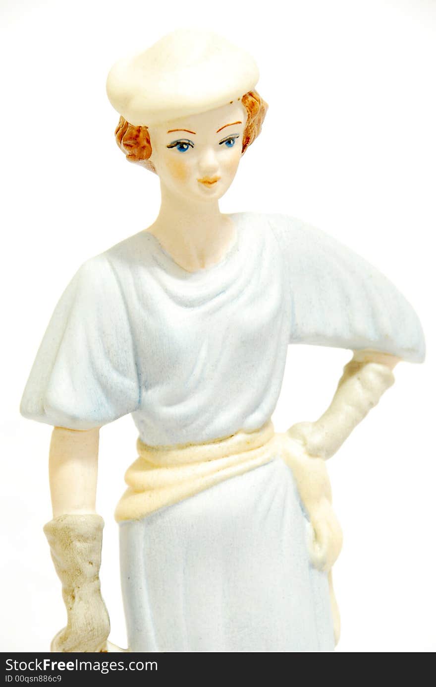 Figurine of a beautiful woman