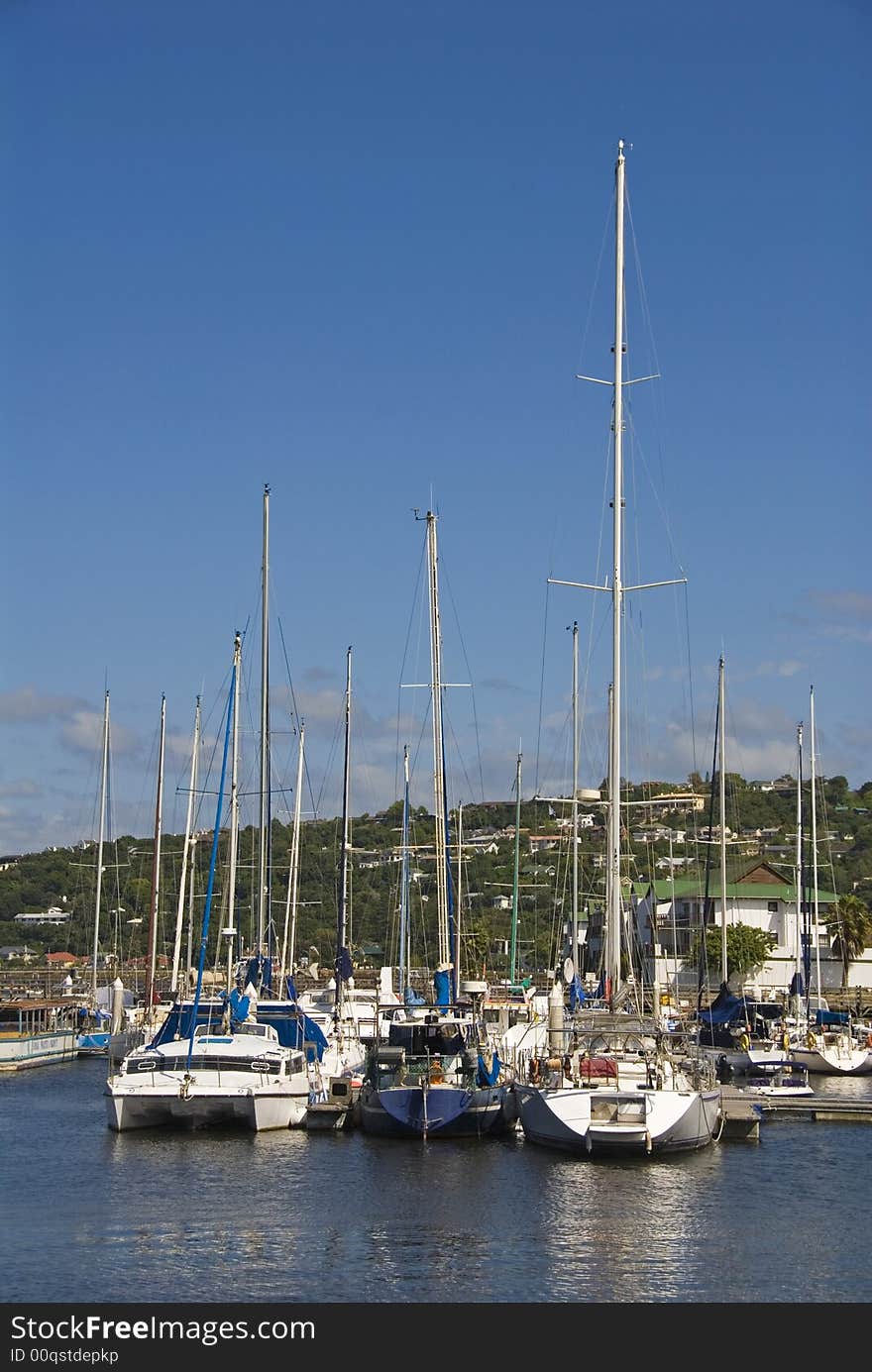 Round the World racing yachts are big. Round the World racing yachts are big