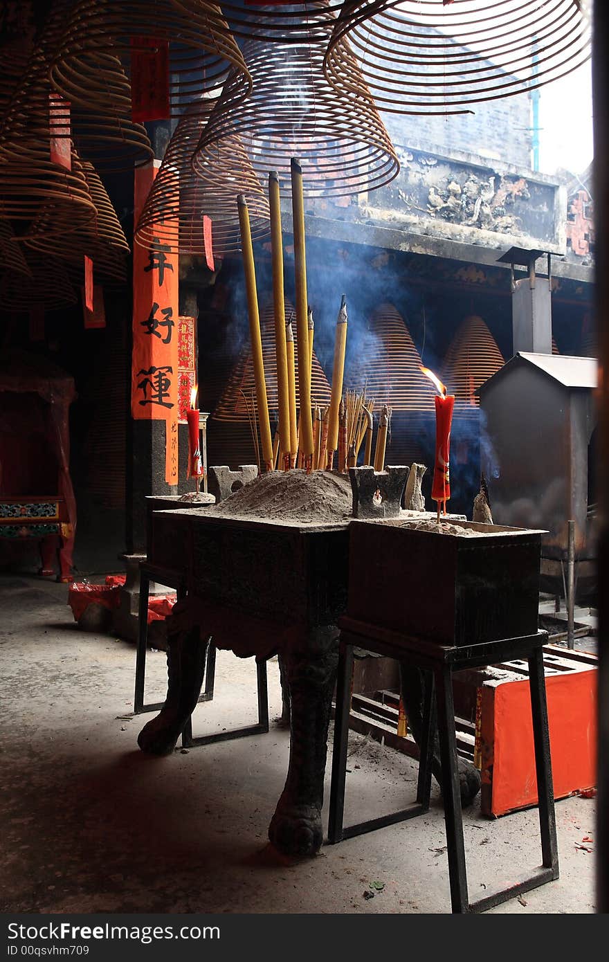Incense tower, you can find it in some Chinese ancient temple