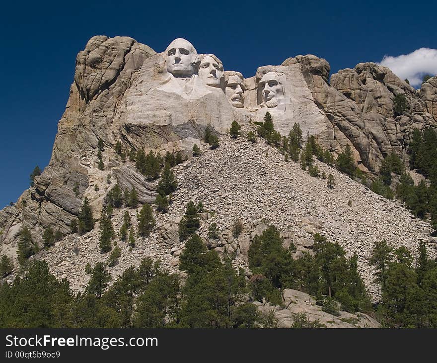 Mount Rushmore with Deep Sky