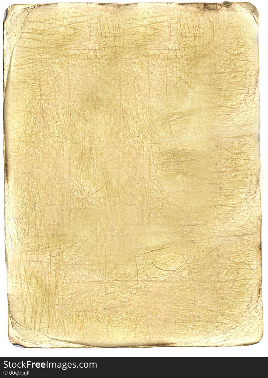 Aged paper