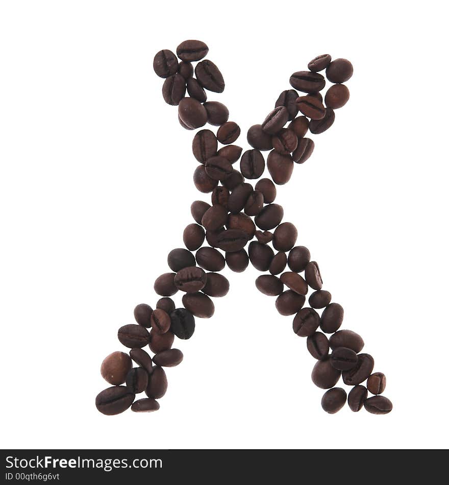 Coffee Letter X