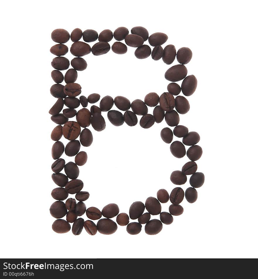 Coffee Letter B