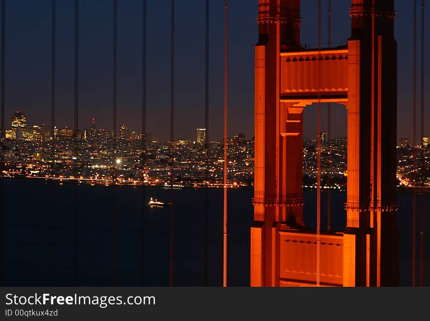 Golden Gate Bridge at Dusk