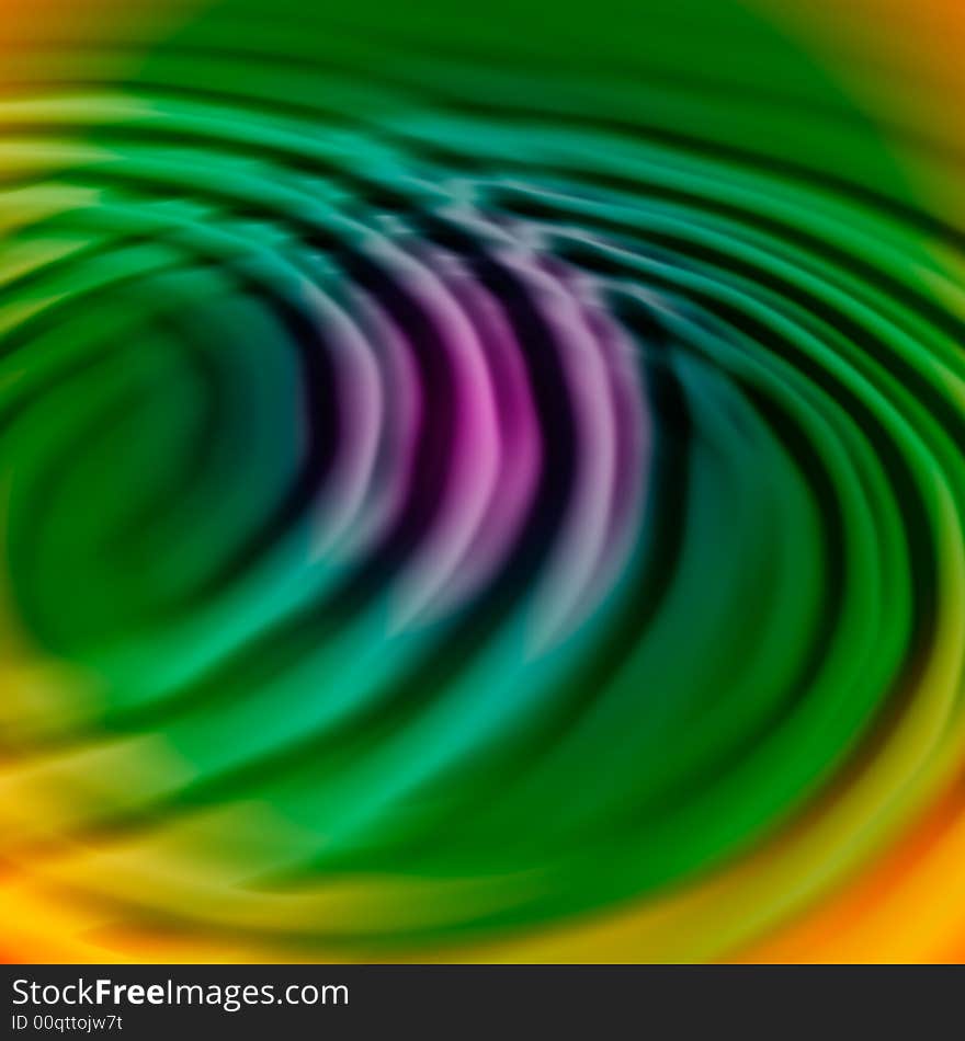 Water ripple on yellow and purple background. Water ripple on yellow and purple background