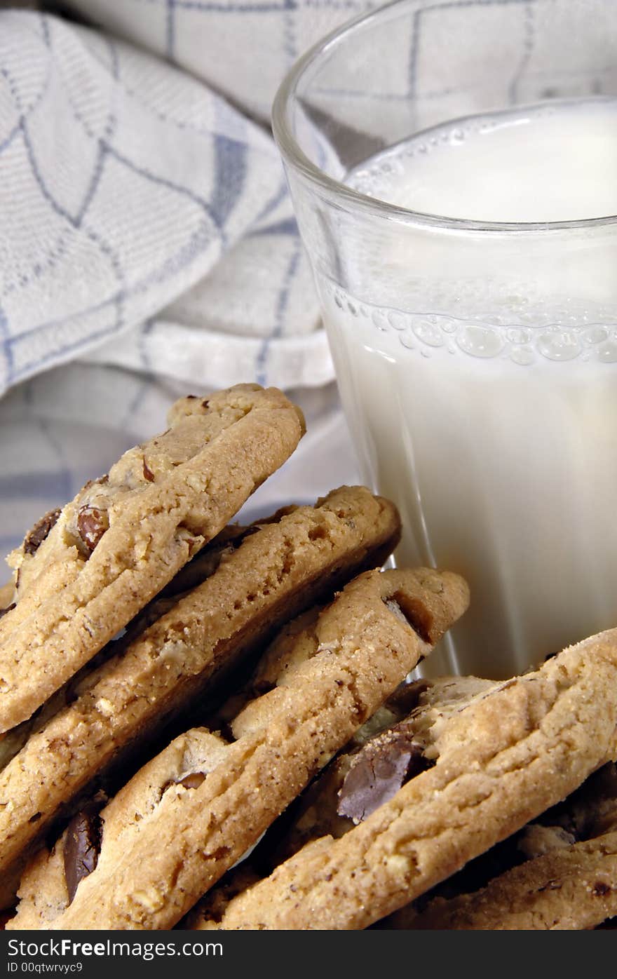 Chocolate Chip Cookies And Milk