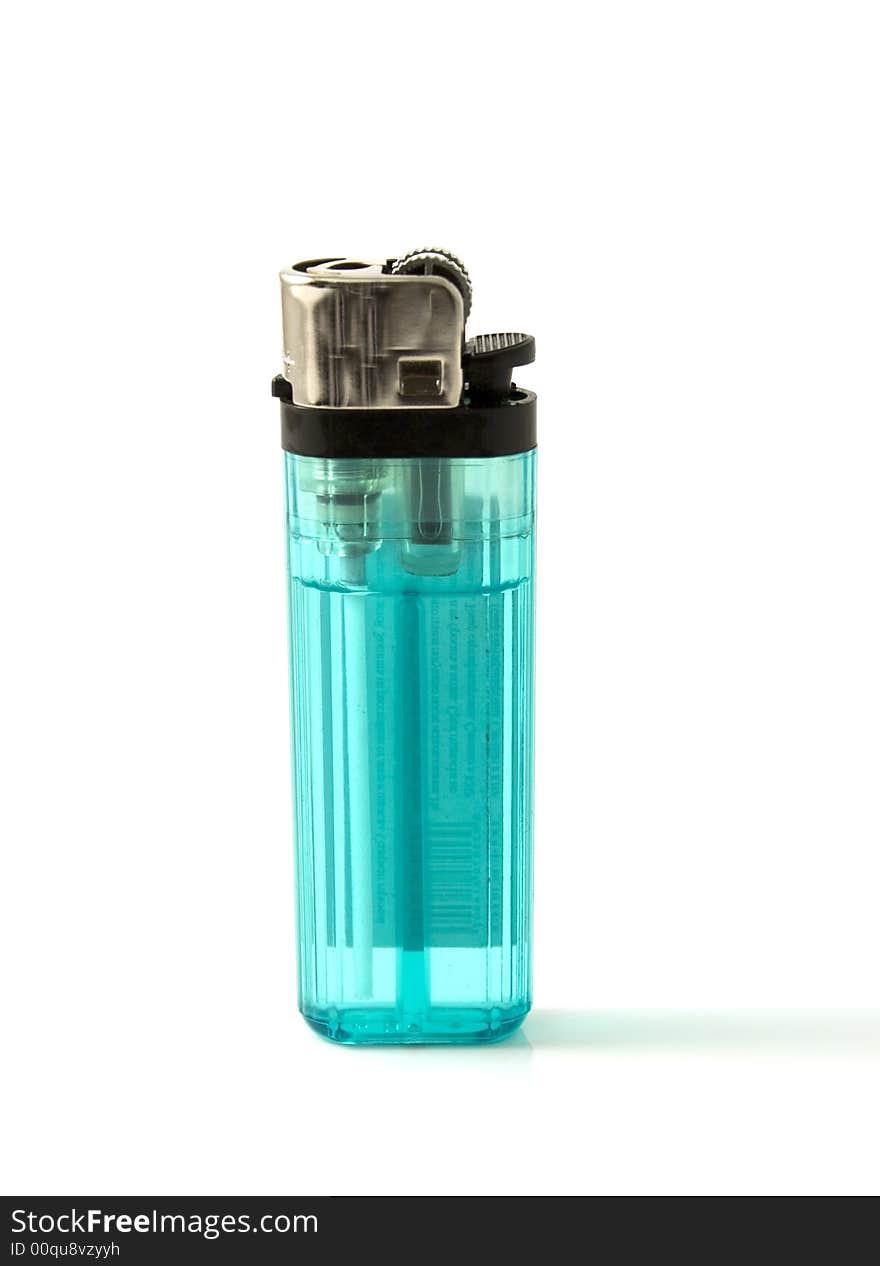 A sigarette lighter isolated on a white background