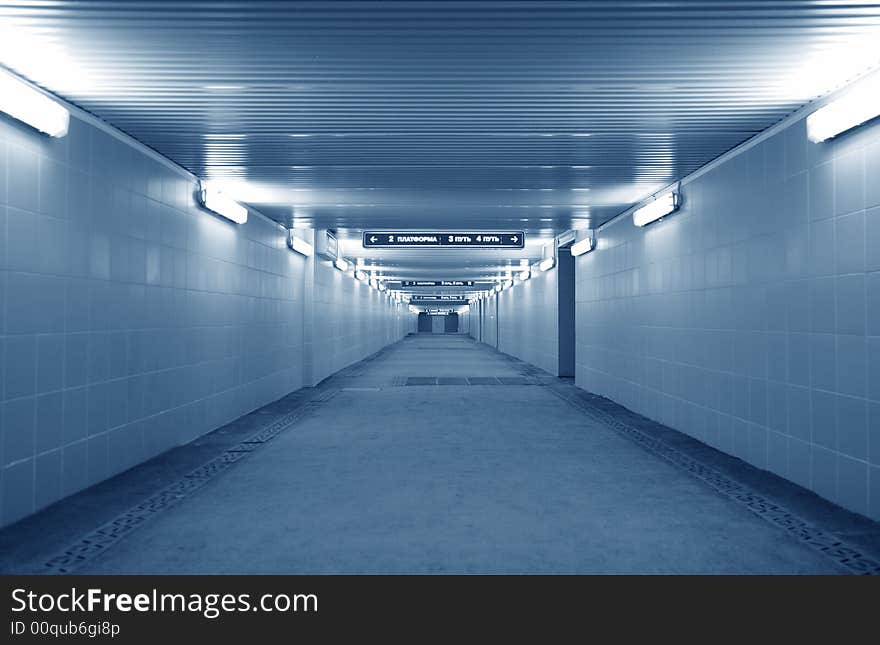 The passage under railway lines