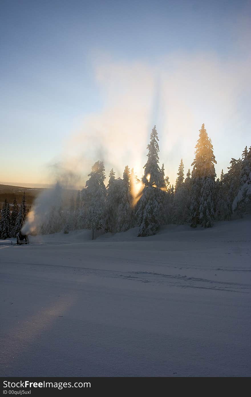 Lapland winter wonderland