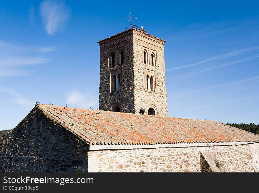 Old church. Buitrago de Lozoya, Madrid, Spain