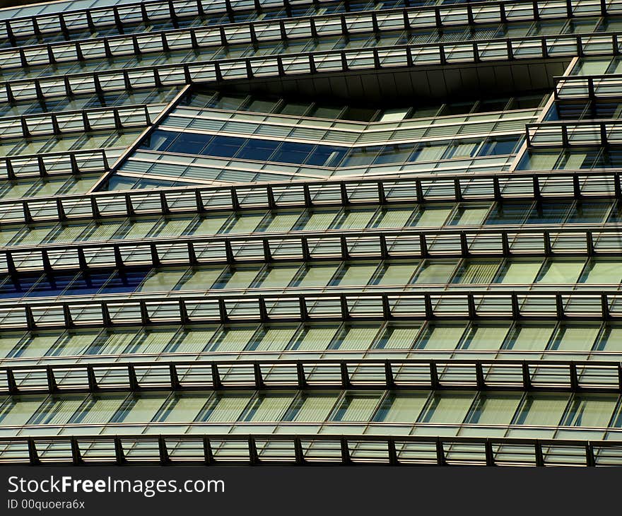 Details of a building in Seoul. Details of a building in Seoul