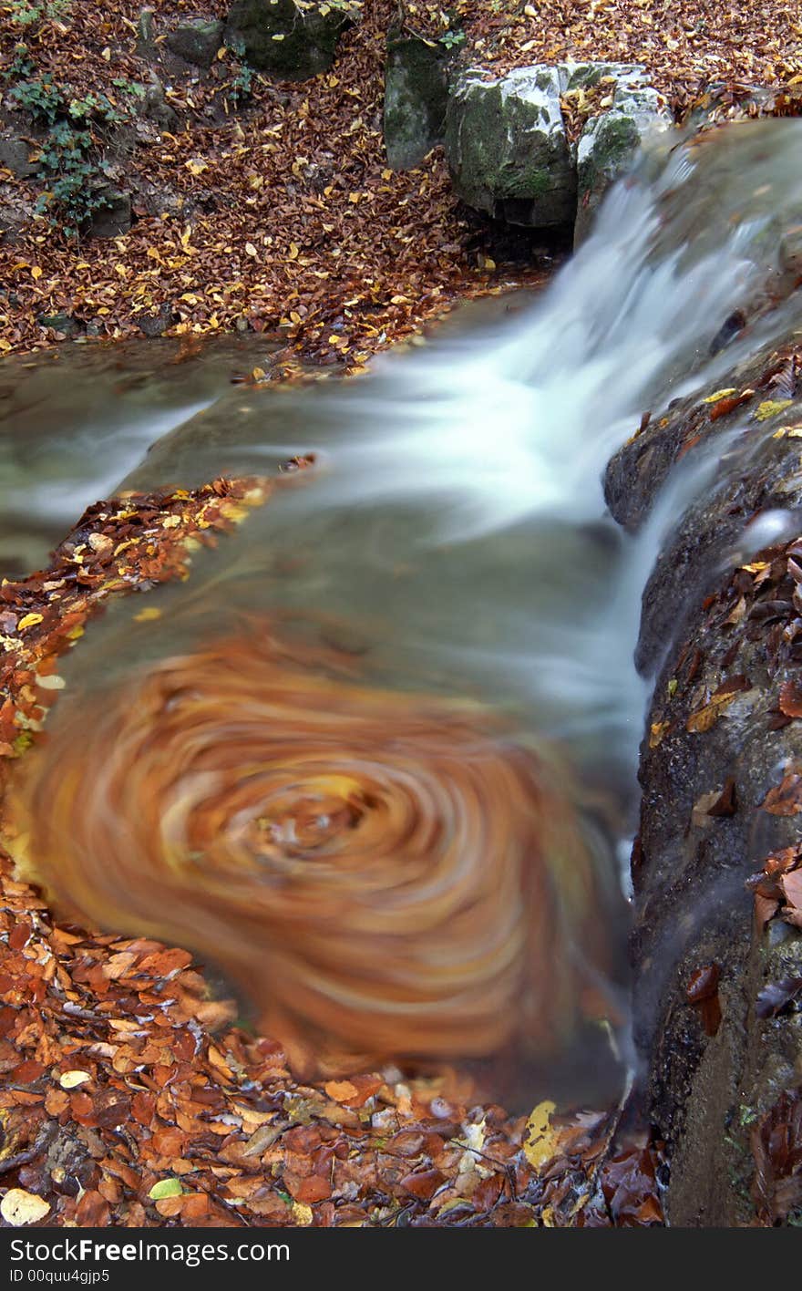 Waterfall With Whirlpool