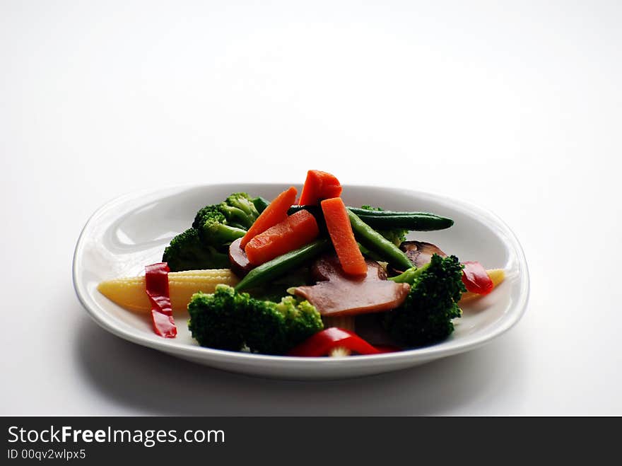 Plate Of Vegetables