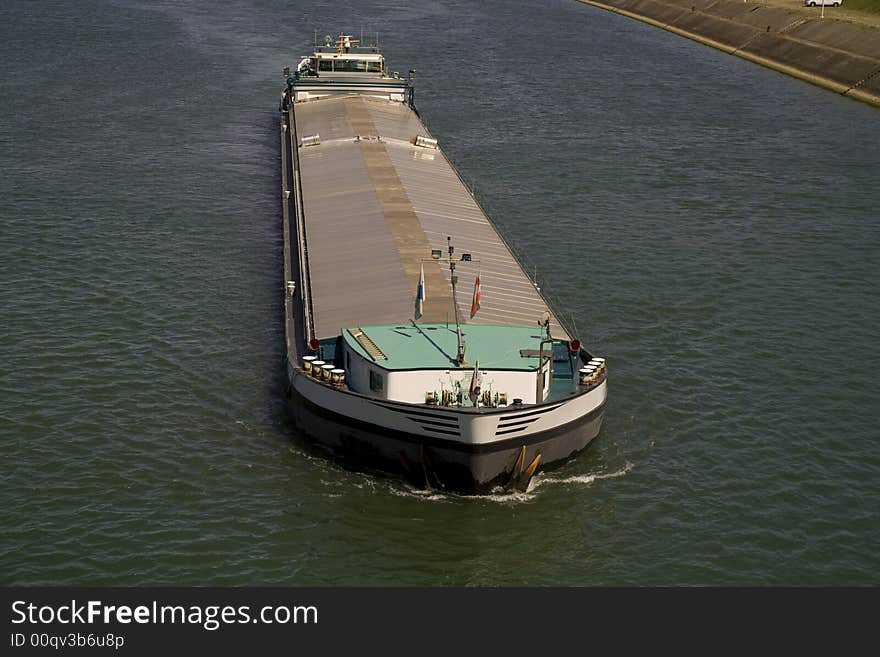 Boat on rhine