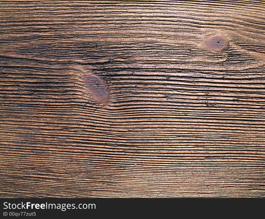 The structure of wood is photographed close up. The structure of wood is photographed close up