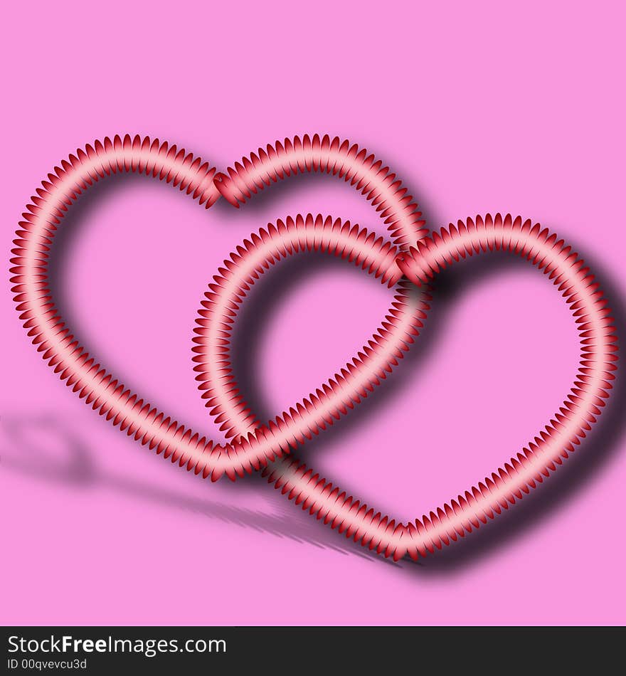 Pink and red valentine's day background for lovers. Pink and red valentine's day background for lovers