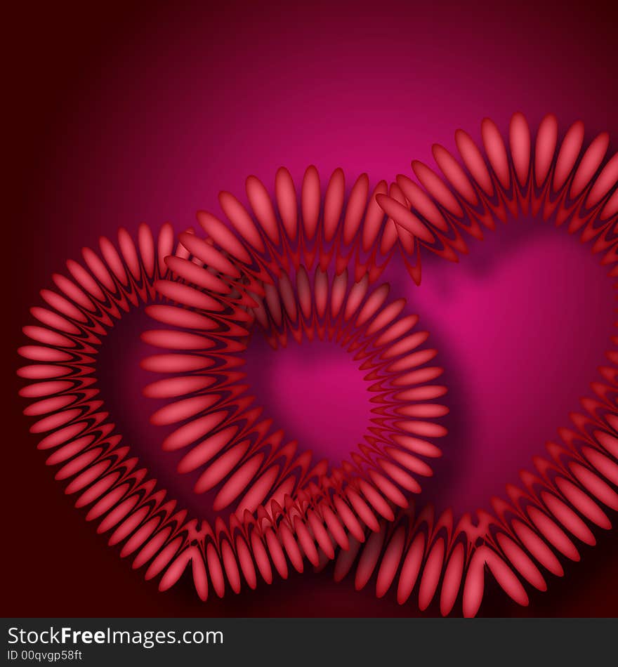 Pink and red valentine's day background for lovers. Pink and red valentine's day background for lovers