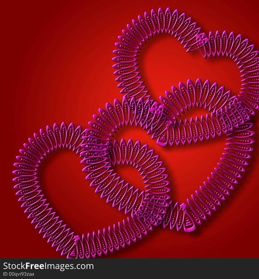 Pink and red valentine's day background for lovers. Pink and red valentine's day background for lovers