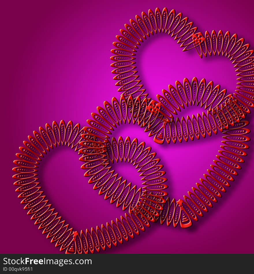 Pink and red valentine's day background for lovers. Pink and red valentine's day background for lovers