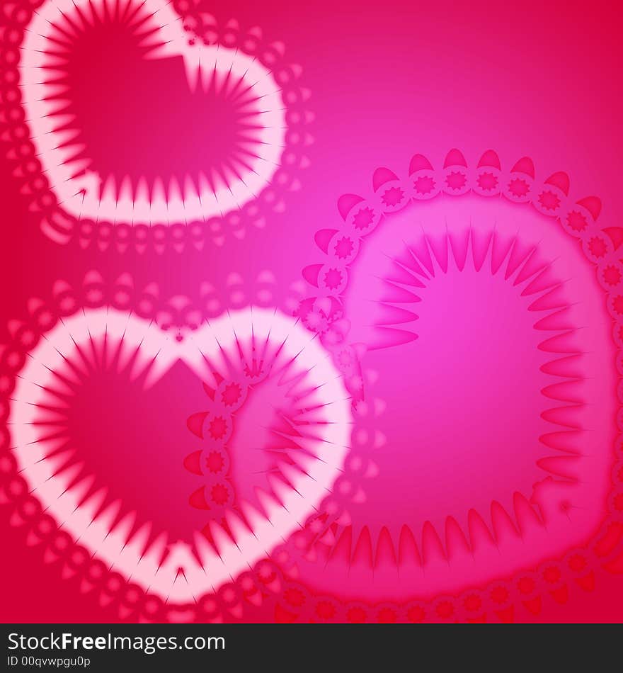 Pink and red valentine's day background for lovers. Pink and red valentine's day background for lovers