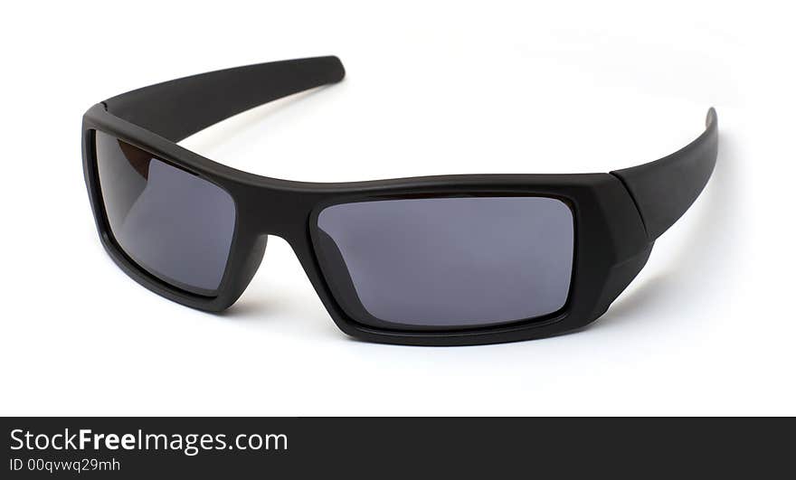 Black shades isolated on white background. Black shades isolated on white background.