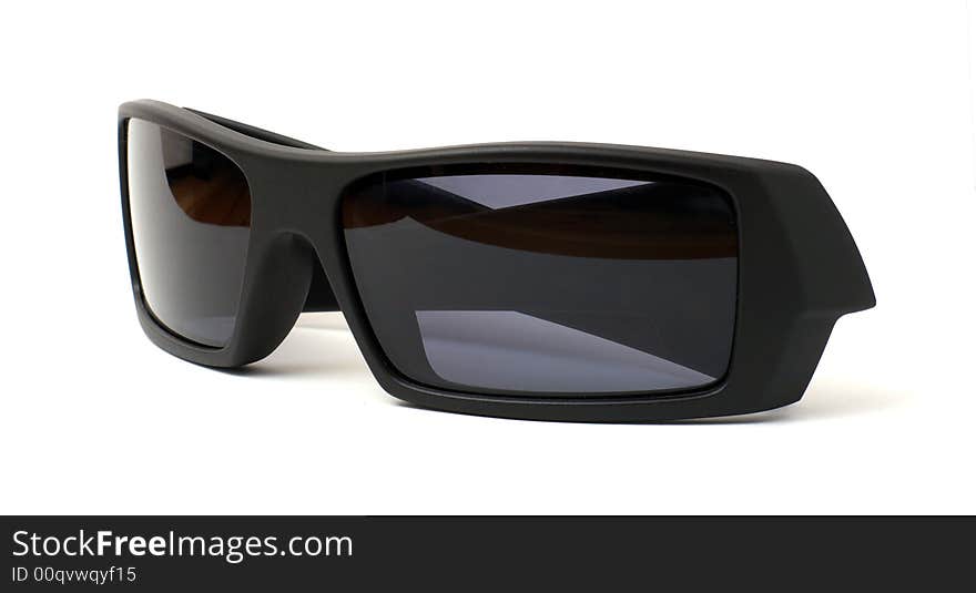 Black shades isolated on white background. Black shades isolated on white background.