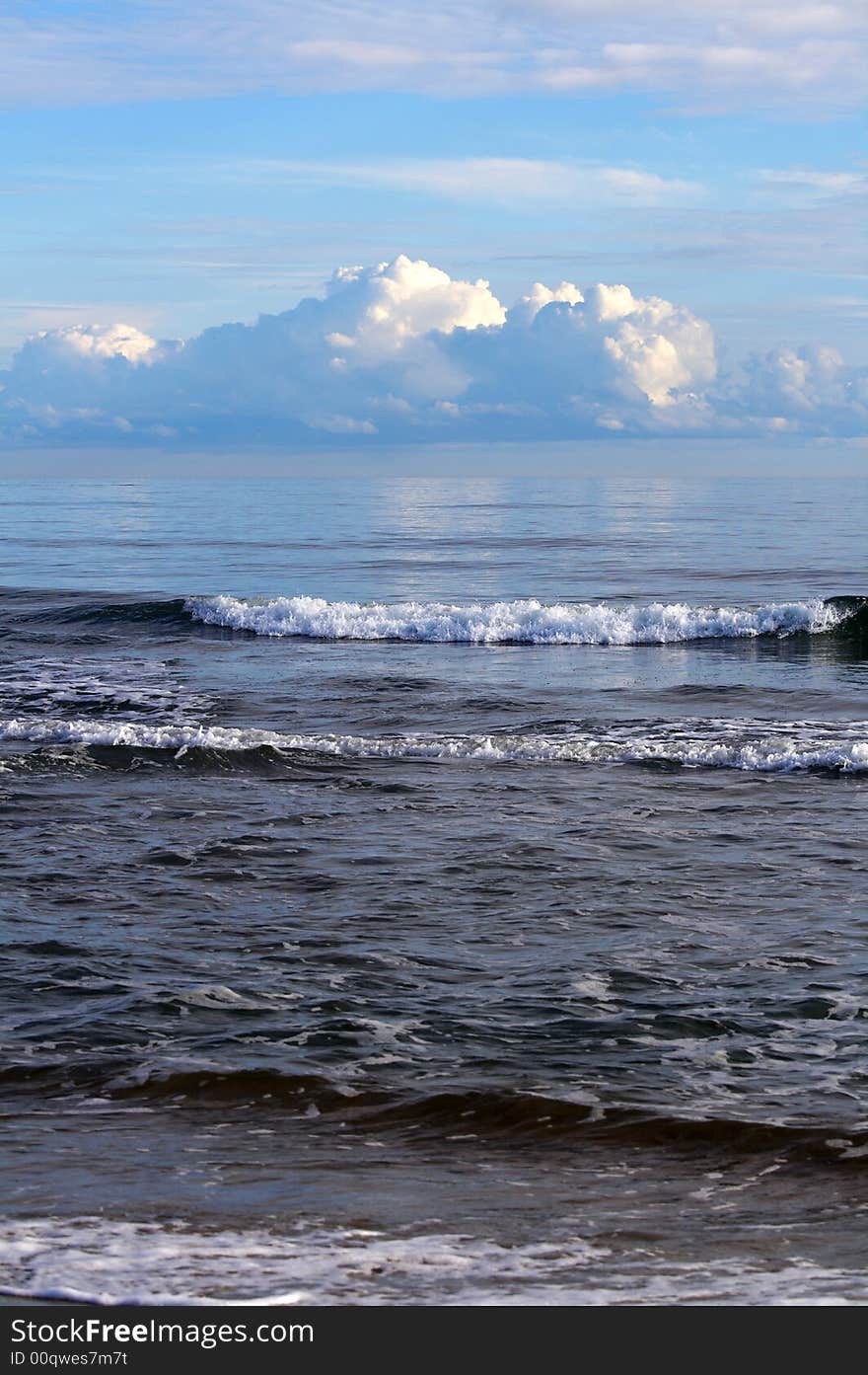 Clouds and water