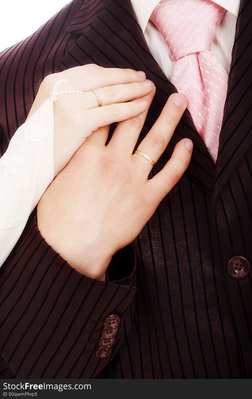 Wedding background: A couple on their wedding day. Wedding background: A couple on their wedding day