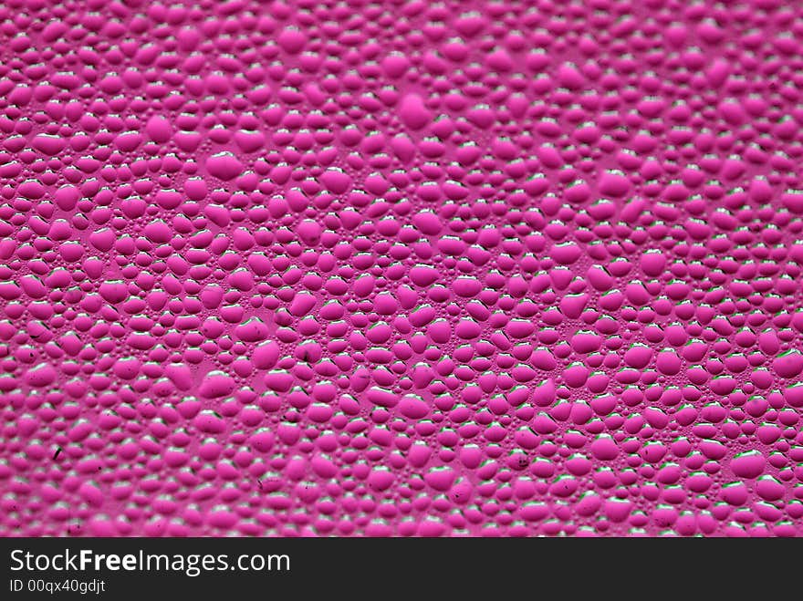 Close-up of water drops on glass (Background)