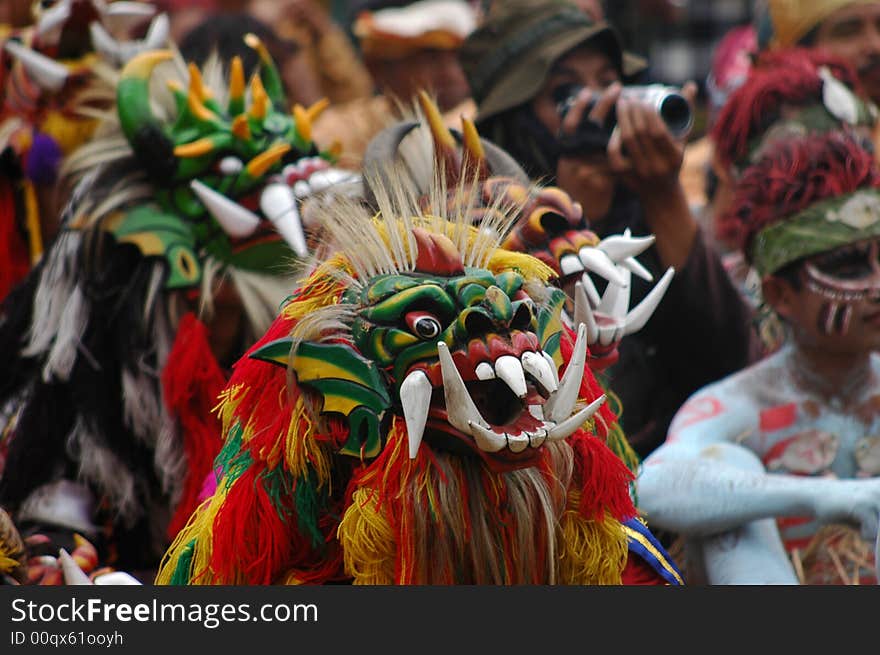 Festival 5 mountain in magelang city central java indonesia