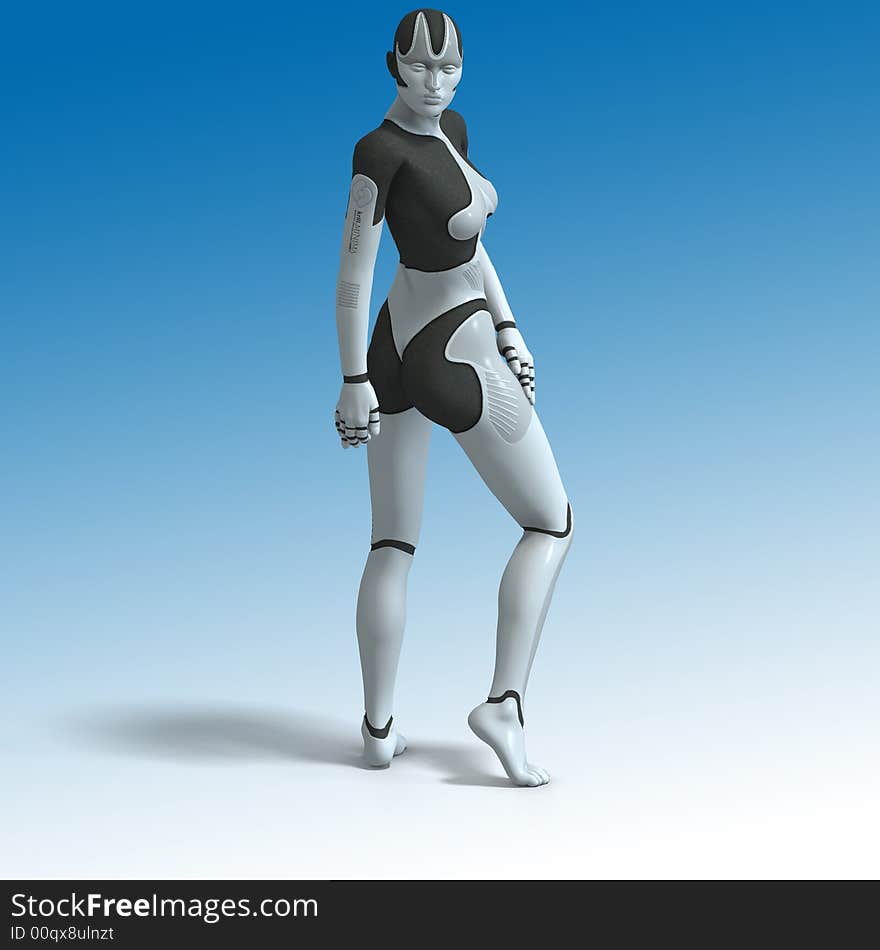 Sexy female android or robot
With Clipping Path. Sexy female android or robot
With Clipping Path