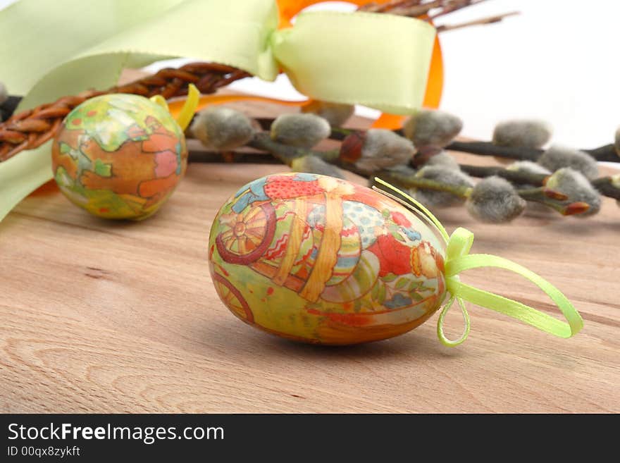 Easter Still-life With Eggs