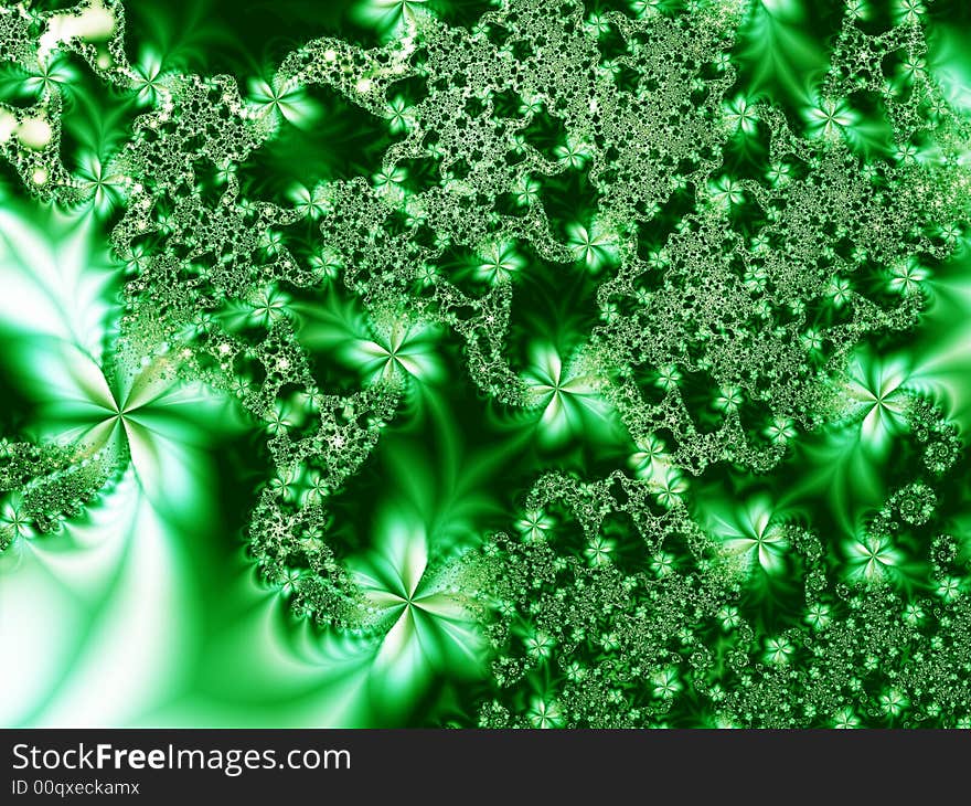 Beautiful abstract flowers. Fractal image. Beautiful abstract flowers. Fractal image