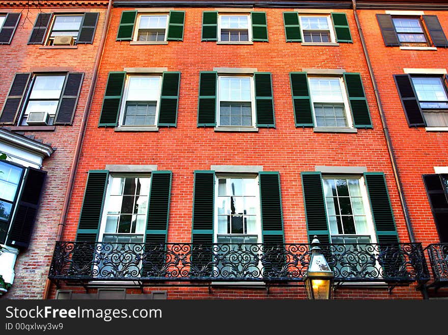 Beacon Hill is a wealthy neighborhood of Federal-style rowhouses, with some of the highest property values in the United States. Beacon Hill is a wealthy neighborhood of Federal-style rowhouses, with some of the highest property values in the United States