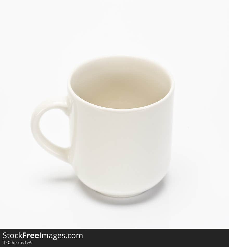 Close up of a empty coffe cup. Close up of a empty coffe cup