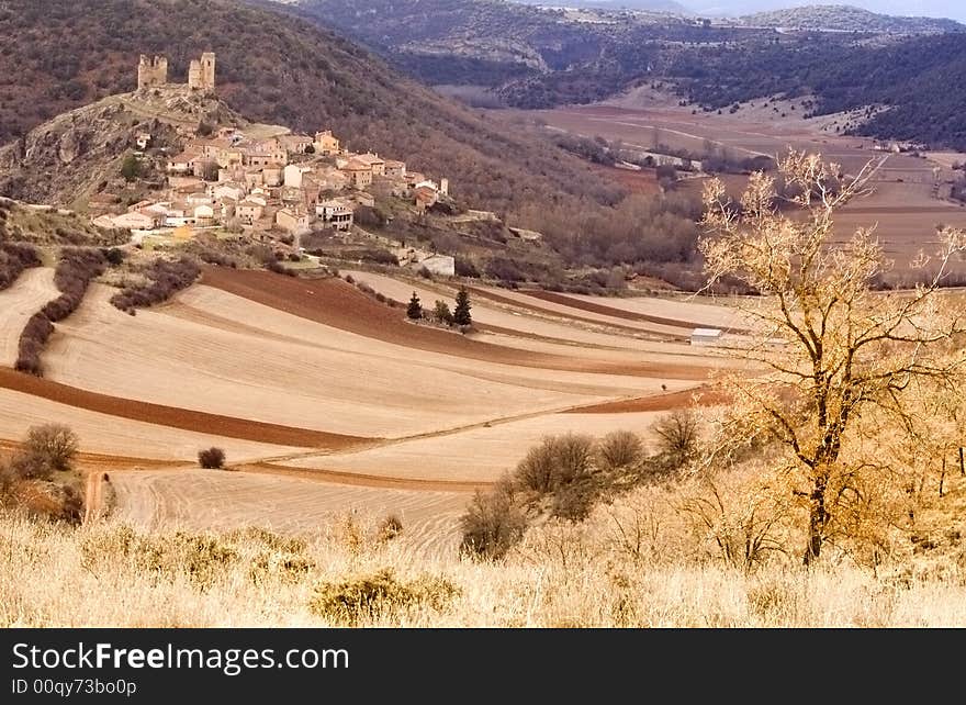 Village With Castle