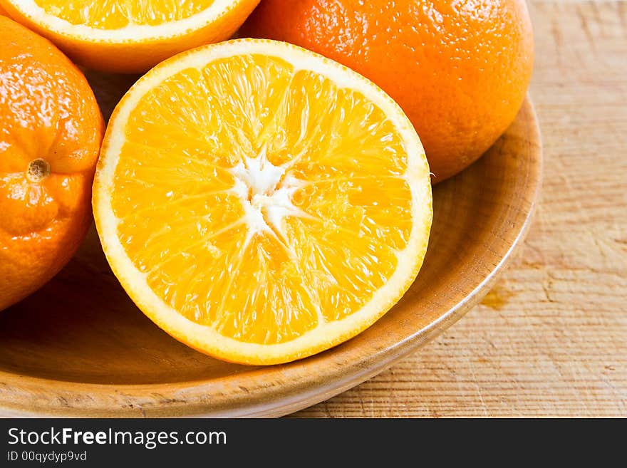 Cut Oranges