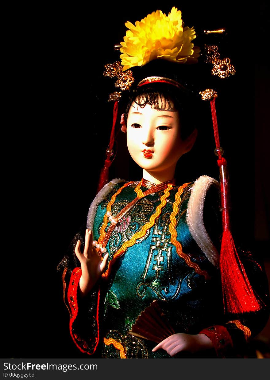 Authentic Japanese doll from Michele H.'s collection.